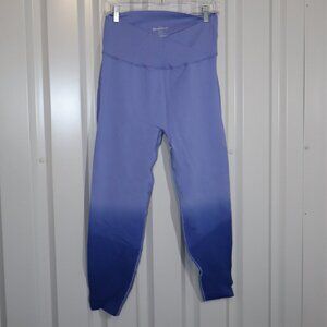 SHEFIT Womens Full Length Seamless Leggings Blue Ombre Size 2Luxe (18) 140025